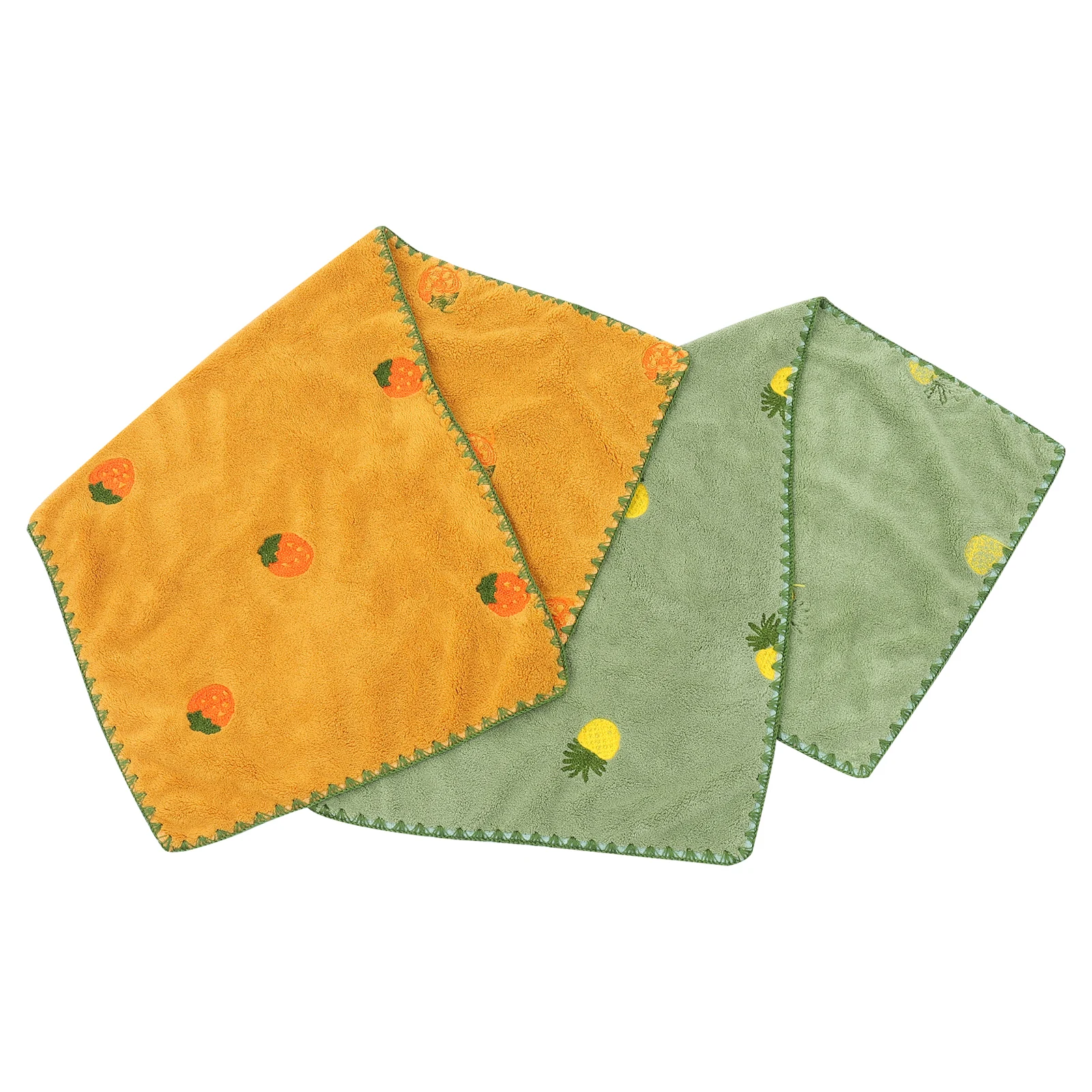 2 Pcs Coral Fleece Fruit Towels 35x75cm Pineapple Green Strawberry Yellow Absorbent Quick Dry Kitchen Hand Cleaning Rag
2 Pcs Coral Fleece Fruit Towels 35x75cm Pineapple Green Strawberry Yellow Absorbent Quick Dry Kitchen Hand Cleaning Rag