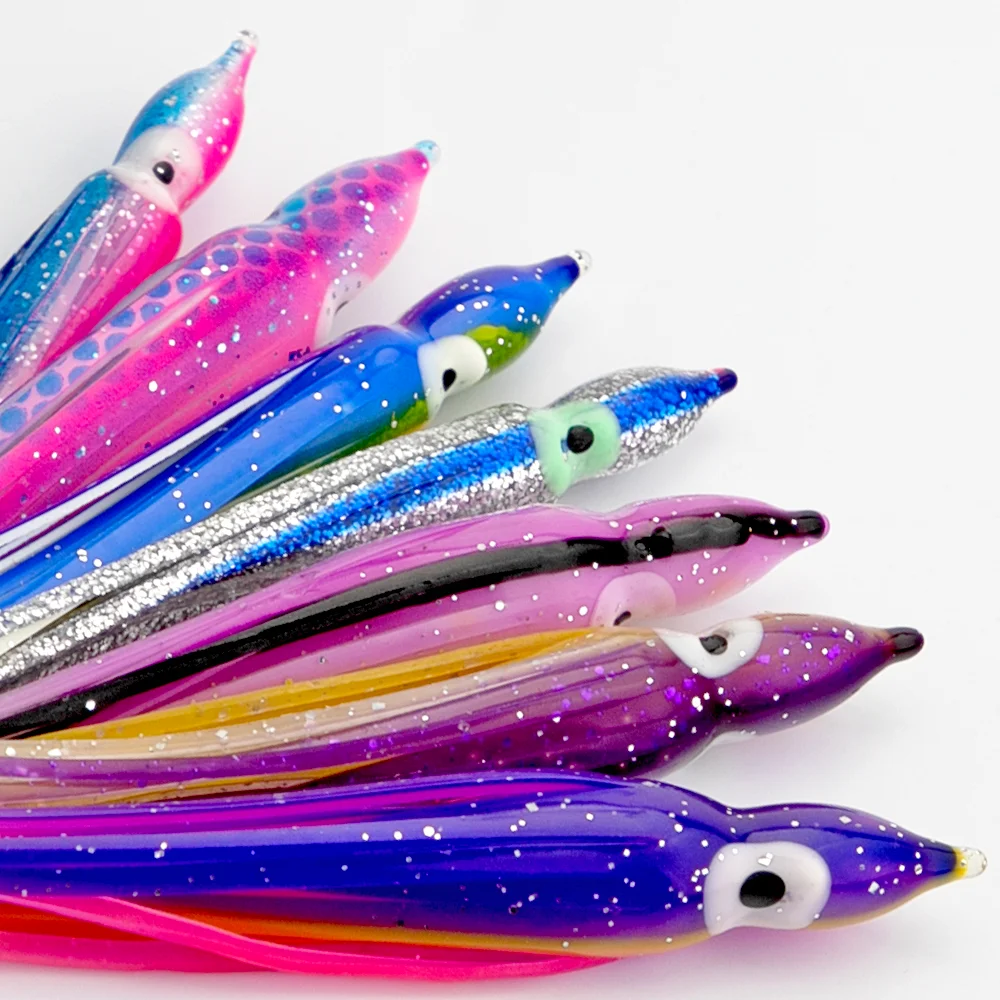 Soft Octopus Lure 60-120mm Octopus Hoochies Squid Skirt Trolling Lure PVC Luminous Skirt Fishing Lure
Soft Octopus Lure 60-120mm Octopus Hoochies Squid Skirt Trolling Lure PVC Luminous Skirt Fishing Lure
