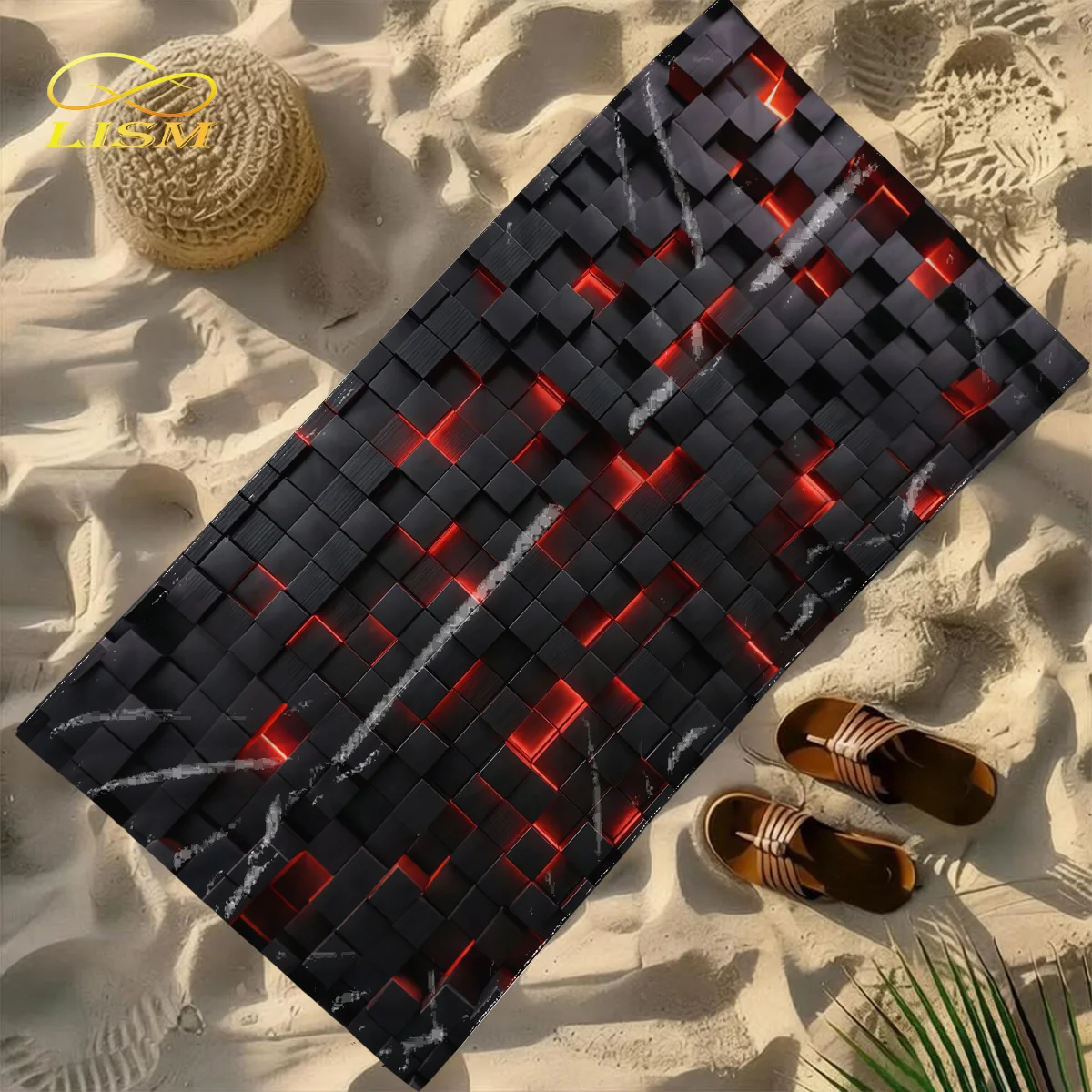 LISM 1pc 3D Honeycomb Geometry Towel-Oversized, Absorbent Microfiber, Quick Dry, Ideal for Travel, Swimming, Surfing Bath Towel
LISM 1pc 3D Honeycomb Geometry Towel-Oversized, Absorbent Microfiber, Quick Dry, Ideal for Travel, Swimming, Surfing Bath Towel
