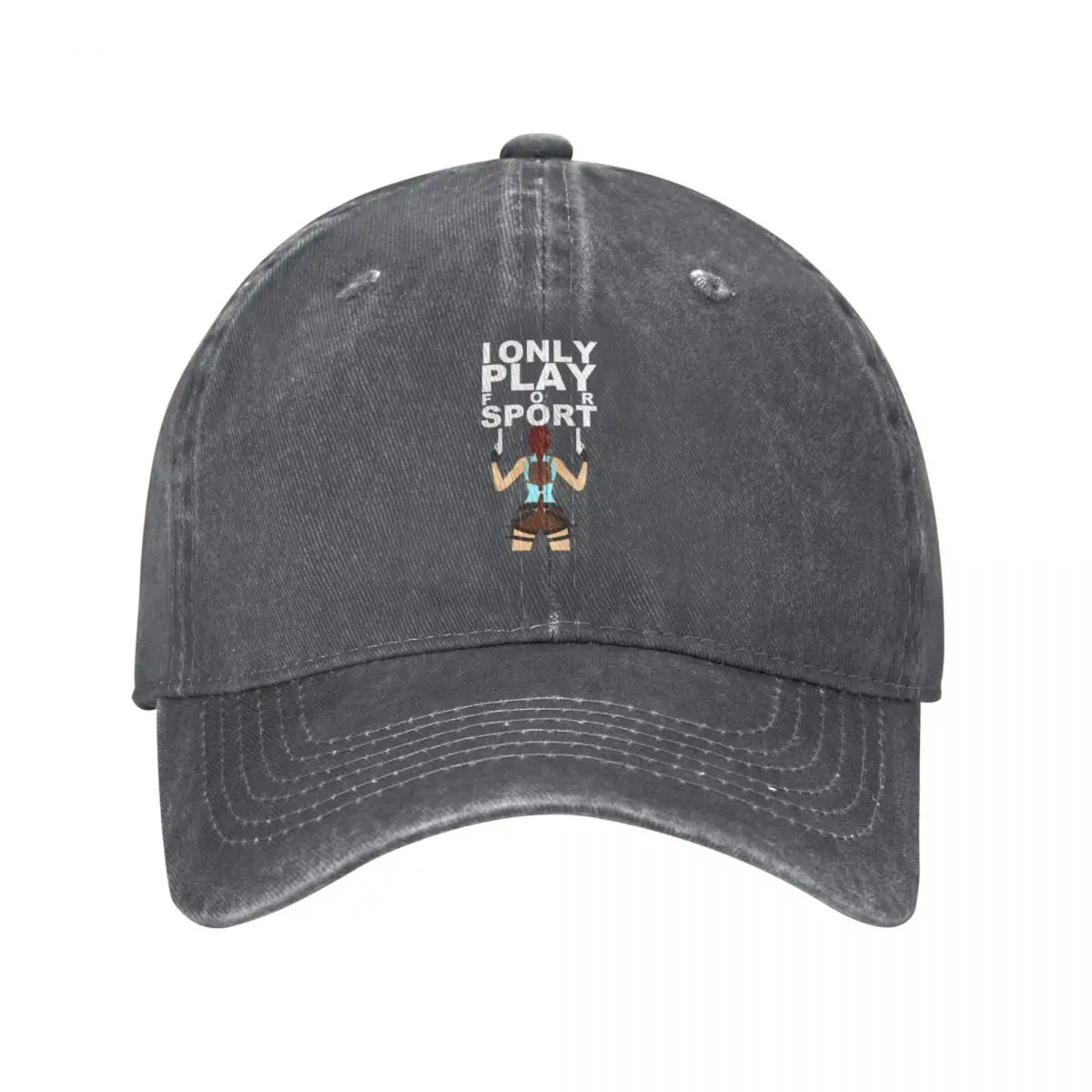 Lara Croft - I Only Play For Sport Baseball Cap Kids Hat hiking hat Sun Hat For Children birthday Women Caps Men's
Lara Croft - I Only Play For Sport Baseball Cap Kids Hat hiking hat Sun Hat For Children birthday Women Caps Men's
