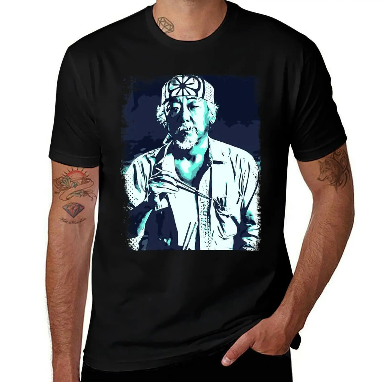 Mr. Miyagi with Chopsticks T-Shirt Sweat Resistant Workout Tee Shirt
Mr. Miyagi with Chopsticks T-Shirt Sweat Resistant Workout Tee Shirt