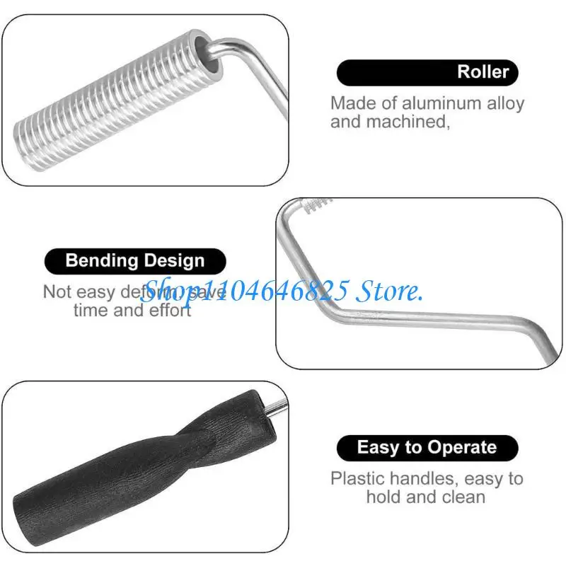 Functional Fiberglass Laminating Tool Set with Aluminum Rollers for Professional Grade Bubble Removal and Smoothing
Functional Fiberglass Laminating Tool Set with Aluminum Rollers for Professional Grade Bubble Removal and Smoothing
