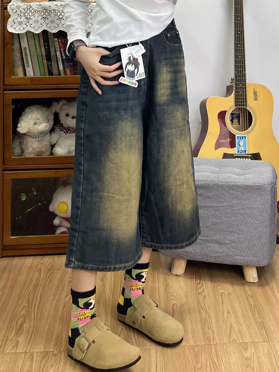 Женские джинсовые брюки с высокой талией и широкими штанинами больших размеров, летние утягивающие джинсы прямого кроя с высокой талией, большие размеры
Женские джинсовые брюки с высокой талией и широкими штанинами больших размеров, летние утягивающие джинсы прямого кроя с высокой талией, большие размеры