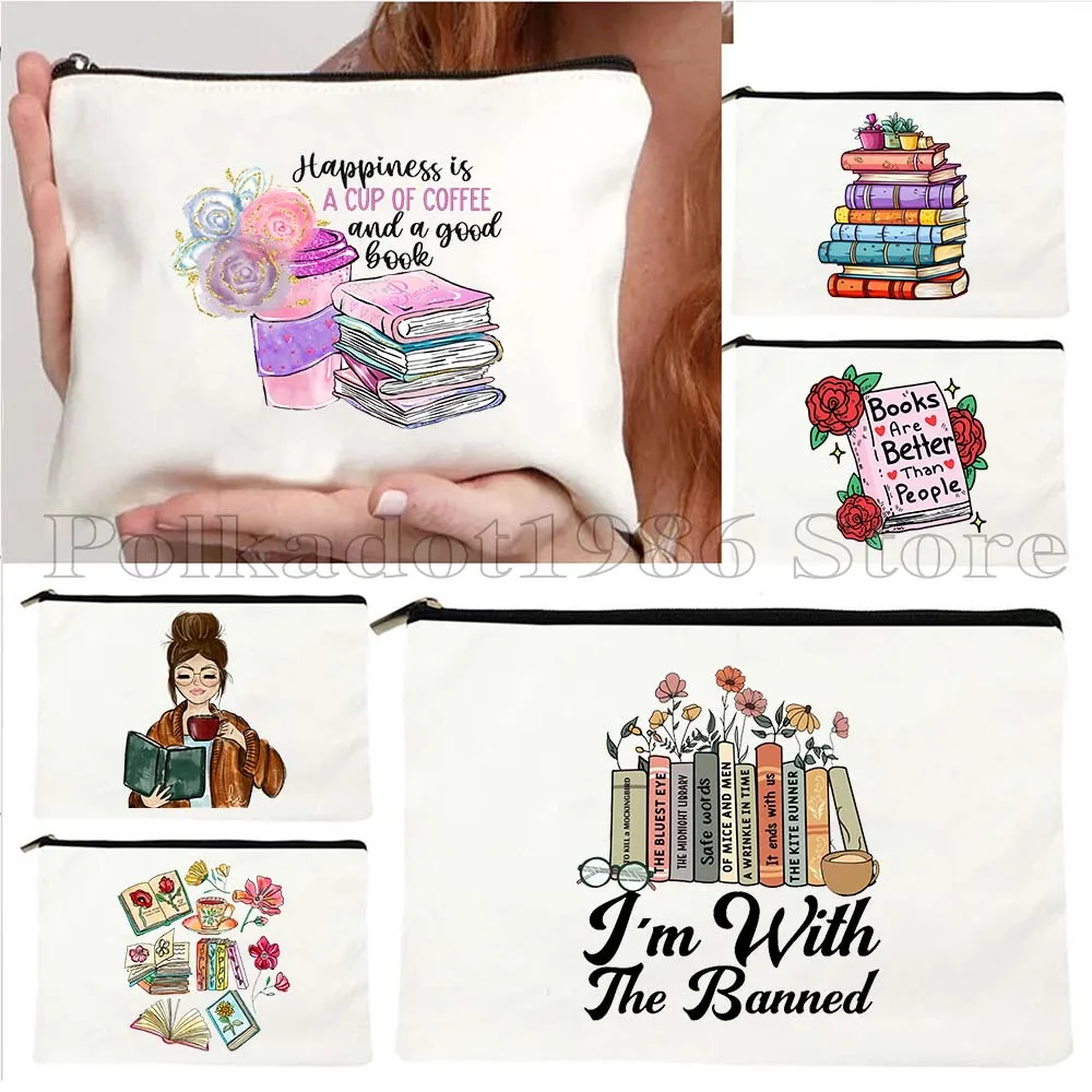 Cute Goose Reading Banned Books Girl Cats Coffee Tea Flowers Growing From Bookshelf Cosmetic Makeup Bag Pencil Case Zipper Pouch
Cute Goose Reading Banned Books Girl Cats Coffee Tea Flowers Growing From Bookshelf Cosmetic Makeup Bag Pencil Case Zipper Pouch