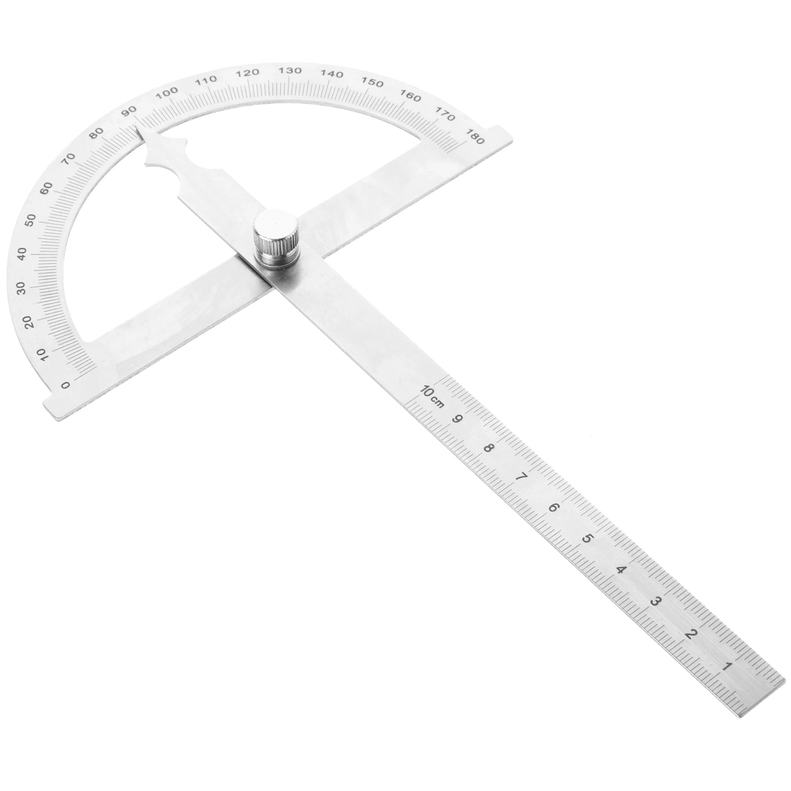 Stainless Steel Protractor with Arm for Woodworking Angle Measuring Tool Durable Compact Design Metal Ruler Semicircle
Stainless Steel Protractor with Arm for Woodworking Angle Measuring Tool Durable Compact Design Metal Ruler Semicircle