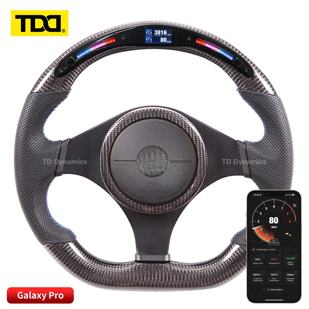 TDD Carbon Fiber customized smart Galaxy pro LED Steering Wheel for Mitsubishi Evo
TDD Carbon Fiber customized smart Galaxy pro LED Steering Wheel for Mitsubishi Evo
