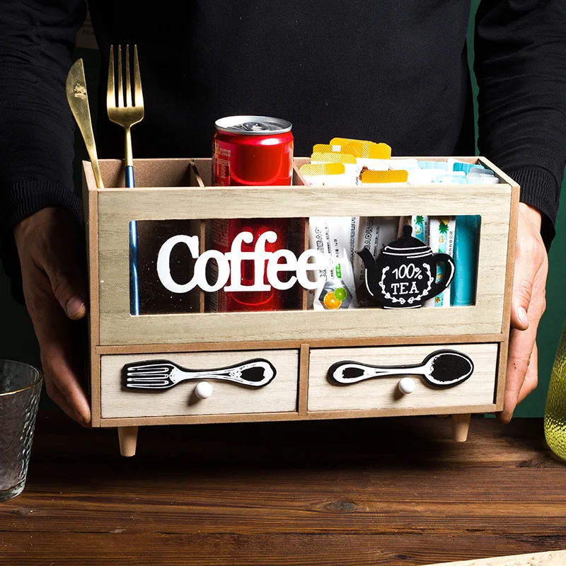 Vintage Wood Tea Box Kitchen Cabinet Organizer Nordic Home Coffee Organization and Storage Kitchen Items
Vintage Wood Tea Box Kitchen Cabinet Organizer Nordic Home Coffee Organization and Storage Kitchen Items