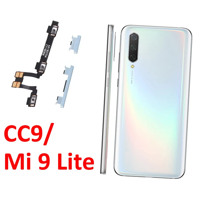 Power Volume Button For Xiaomi Mi 9 Lite Phone New On Off Up Down Side Key Button Flex Cable Black Repair Parts For CC9
Power Volume Button For Xiaomi Mi 9 Lite Phone New On Off Up Down Side Key Button Flex Cable Black Repair Parts For CC9