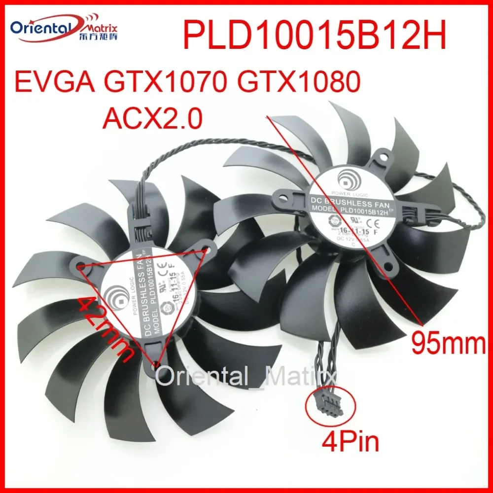 Free Shipping PLD10015B12H 12V 0.55A 95mm 4Pin For EVGA GTX1070 GTX1080 ACX2.0 Graphics Card Cooling Fan
Free Shipping PLD10015B12H 12V 0.55A 95mm 4Pin For EVGA GTX1070 GTX1080 ACX2.0 Graphics Card Cooling Fan