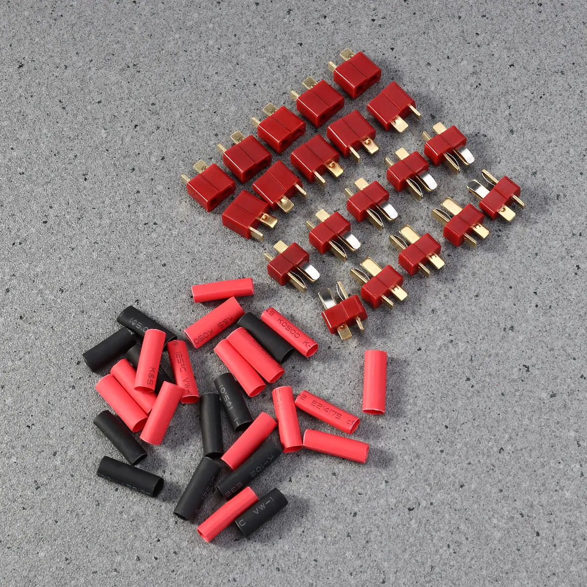 UEETEK 10 Pairs -Plug Connectors Style Male and Female with 20pcs Shrink Tubing For LiPo
UEETEK 10 Pairs -Plug Connectors Style Male and Female with 20pcs Shrink Tubing For LiPo