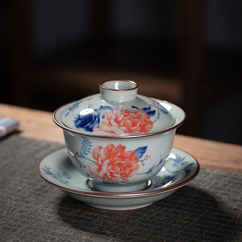 Old Clay Tureen Red National Fragrance Gaiwan Tea Cup High-End Ceramic Household Three Pieces Making Bowl Large Handmade
Old Clay Tureen Red National Fragrance Gaiwan Tea Cup High-End Ceramic Household Three Pieces Making Bowl Large Handmade