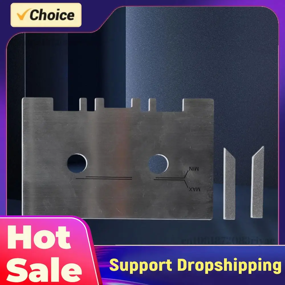 Механический калибровочный инструмент для центровки и направления, высокоточный комплект направляющих калибровок с 2 контрольными стержнями из алюминиевого сплава, простой в установке
Механический калибровочный инструмент для центровки и направления, высокоточный комплект направляющих калибровок с 2 контрольными стержнями из алюминиевого сплава, простой в установке