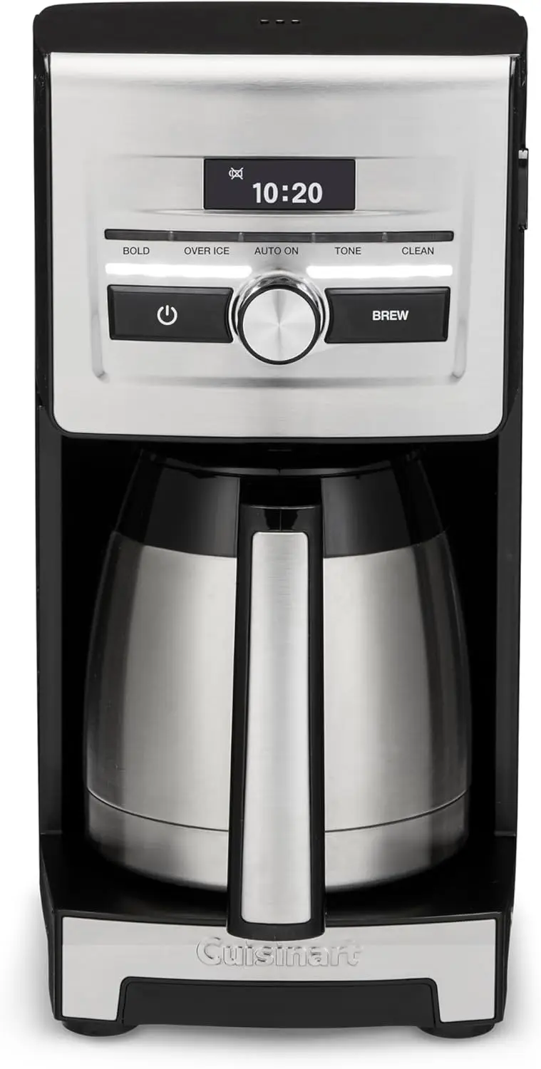 Personal Brew 10 Cup Thermal Coffee Maker Fully Automatic Programmable Coffee Machine with Hot or Over Ice Options Brew
Personal Brew 10 Cup Thermal Coffee Maker Fully Automatic Programmable Coffee Machine with Hot or Over Ice Options Brew