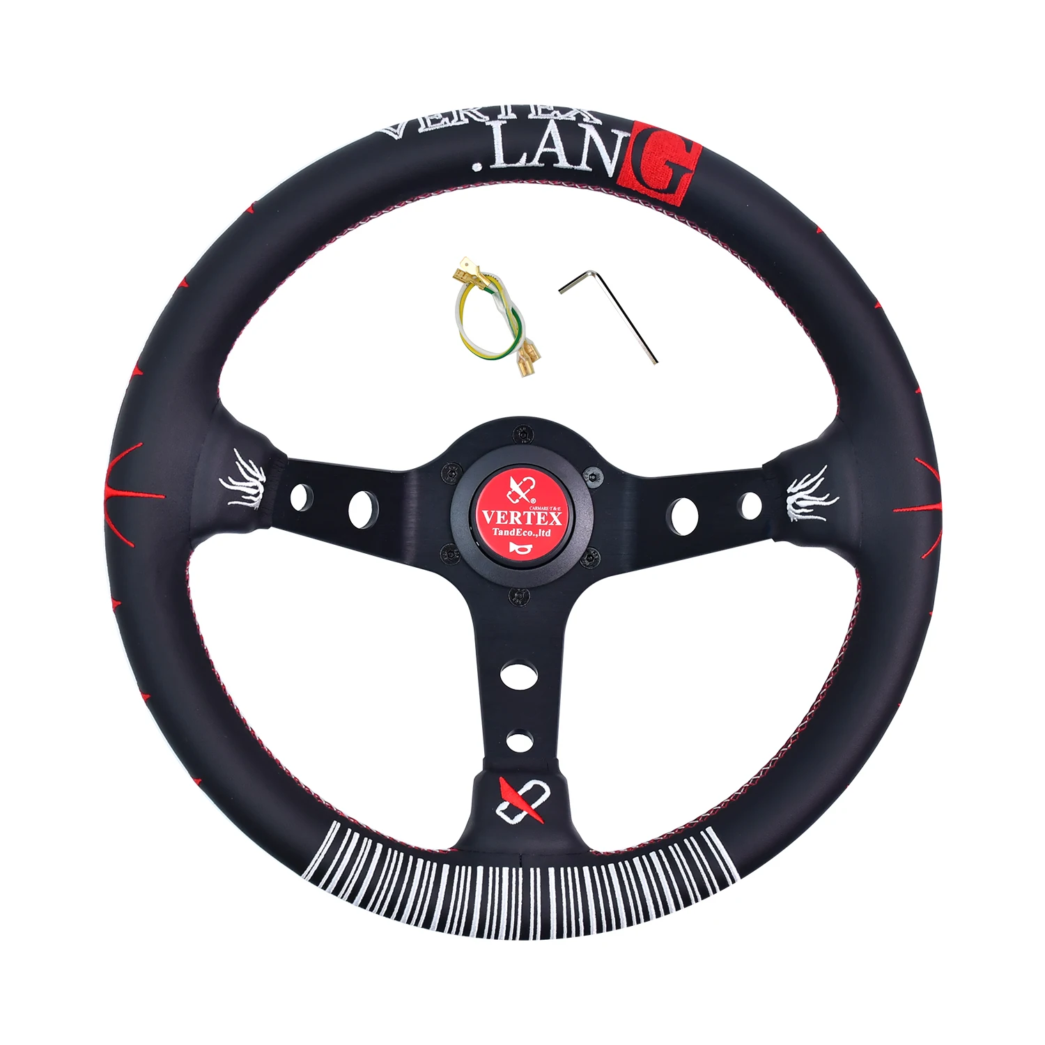 Vertex Sport Drift Steering Wheel 320MM Aluminum Alloy Embroidery Racing modified Auto parts Universal Car Steering Wheel
Vertex Sport Drift Steering Wheel 320MM Aluminum Alloy Embroidery Racing modified Auto parts Universal Car Steering Wheel