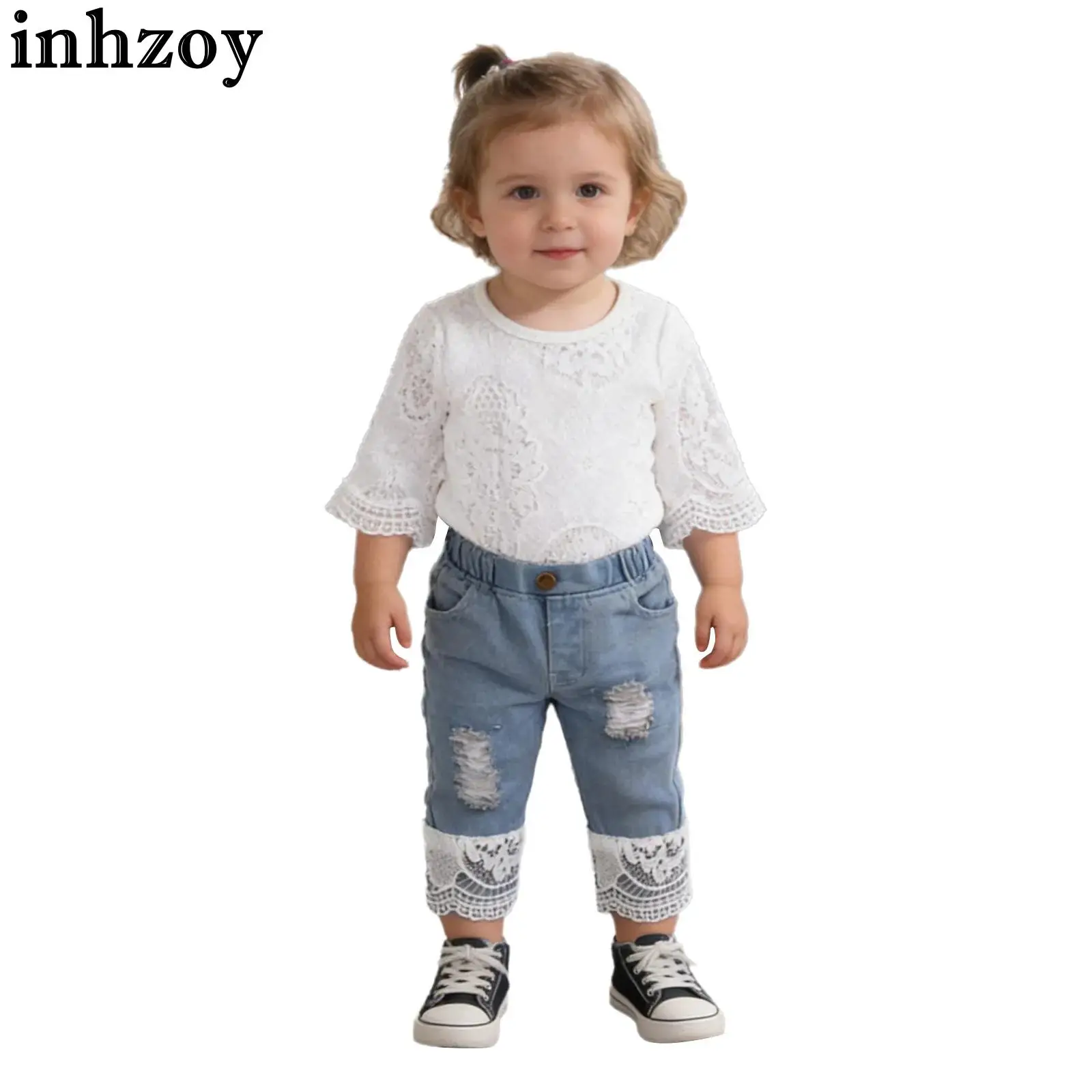 Модный повседневный комбинезон для девочек с длинными рукавами, кружевными пуговицами и рваными джинсами для повседневной носки, школы, вечеринок, отпуска, фотосессий
Модный повседневный комбинезон для девочек с длинными рукавами, кружевными пуговицами и рваными джинсами для повседневной носки, школы, вечеринок, отпуска, фотосессий