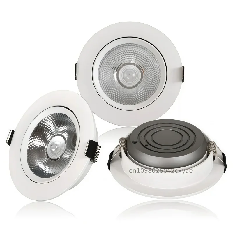 Dimmable LED downlights, anti-glare spotlights, COB ceiling lights, AC110-220v, indoor lighting for living rooms and kitchens
Dimmable LED downlights, anti-glare spotlights, COB ceiling lights, AC110-220v, indoor lighting for living rooms and kitchens