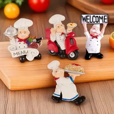 4pcs Fridge Magnet Resin Chef Kitchen Food Welcome Rider Pasta Basket Decor Sticker Home
4pcs Fridge Magnet Resin Chef Kitchen Food Welcome Rider Pasta Basket Decor Sticker Home