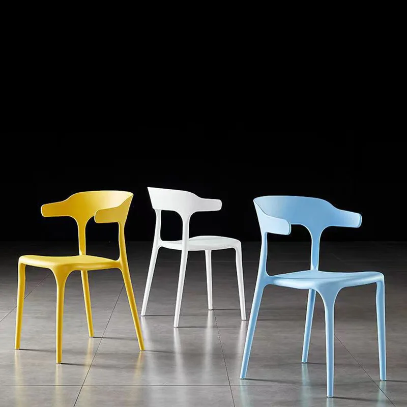 Angled Plastic Horn Chair Modern Home Casual Dining Lounge Backrest Stool for Office Desk Usage Chairs Dining Room Chaises
Angled Plastic Horn Chair Modern Home Casual Dining Lounge Backrest Stool for Office Desk Usage Chairs Dining Room Chaises