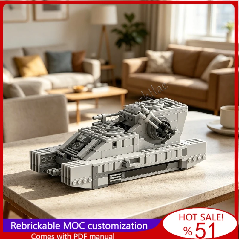 392 Parts Moc Star Battle TX-225 Combat Tank Model Building Blocks Bricks Diy Creative Assembly Educational Toys Children Gifts
392 Parts Moc Star Battle TX-225 Combat Tank Model Building Blocks Bricks Diy Creative Assembly Educational Toys Children Gifts