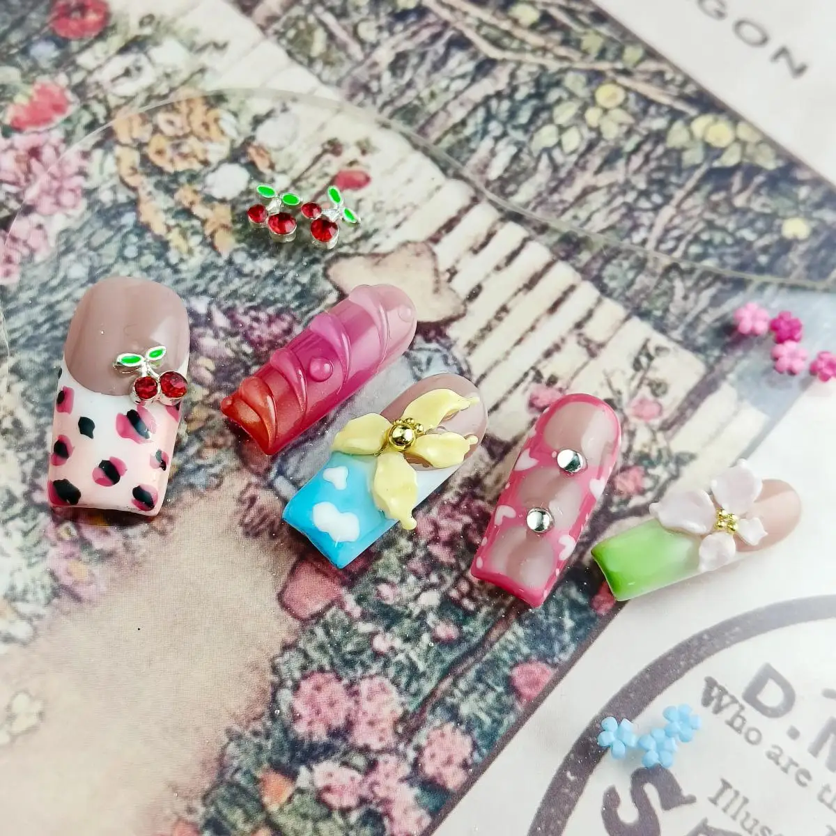 10pcs Sweet 3D Flowers Handmade Press-on nails Long Square Nails Bundle French Tip Handrawn 3D Cute Cherry Diamond Elegant Finis
10pcs Sweet 3D Flowers Handmade Press-on nails Long Square Nails Bundle French Tip Handrawn 3D Cute Cherry Diamond Elegant Finis