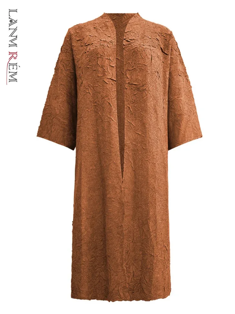 LANMREM Autumn New Pleated Trench Coat Women Solid Color Mid Length Loose Cardigan Windbreaker 2024 Fashion Clothing 32C1686
LANMREM Autumn New Pleated Trench Coat Women Solid Color Mid Length Loose Cardigan Windbreaker 2024 Fashion Clothing 32C1686