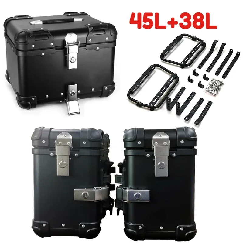 Универсальные алюминиевые левые и правые боковые мотоциклетные коробки, задний багажник с дуговым углом, быстросъемный ящик для хранения мотоциклов, боковая стойка
Универсальные алюминиевые левые и правые боковые мотоциклетные коробки, задний багажник с дуговым углом, быстросъемный ящик для хранения мотоциклов, боковая стойка