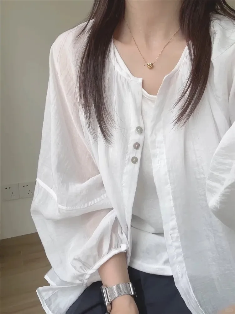 Linen Sun Protection irt Jaet Women's Thin Summer Small Open Cardigan Outer Loose Long Sve Pure Cotton irt ort Top
Linen Sun Protection irt Jaet Women's Thin Summer Small Open Cardigan Outer Loose Long Sve Pure Cotton irt ort Top