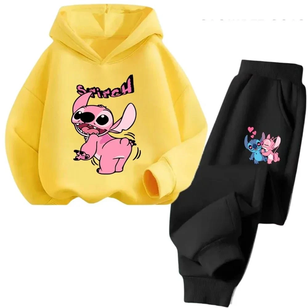 Kawaii Stitch уличный модный свитер, одежда для мальчиков, детский спортивный спортивный костюм для девочек, детский комплект с капюшоном, толстовка 
Kawaii Stitch уличный модный свитер, одежда для мальчиков, детский спортивный спортивный костюм для девочек, детский комплект с капюшоном, толстовка