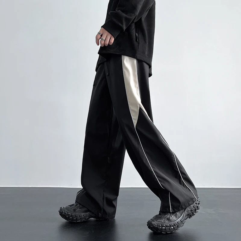Fashion Summer Thin Casual Straight Leg Pants Oversize Loose Versatile Men Korean Wide Leg Patchwork Pants Boys Streetwear W113
Fashion Summer Thin Casual Straight Leg Pants Oversize Loose Versatile Men Korean Wide Leg Patchwork Pants Boys Streetwear W113