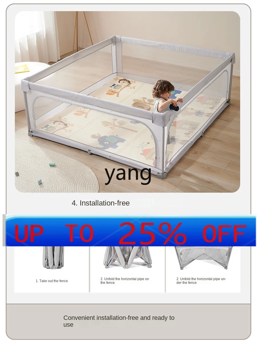 CX Folding Baby Fence Ground Baby Climbing Pad Protective Grating Children Indoor
CX Folding Baby Fence Ground Baby Climbing Pad Protective Grating Children Indoor