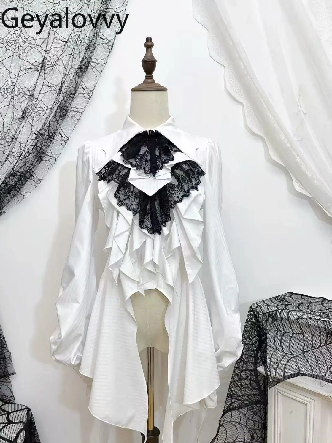 Lolita Gothic Style 2026 New Solid Color Shirt All Matching Fashion Elegant Blouses Spring Autumn Long Sleeve Tops for Women
Lolita Gothic Style 2026 New Solid Color Shirt All Matching Fashion Elegant Blouses Spring Autumn Long Sleeve Tops for Women