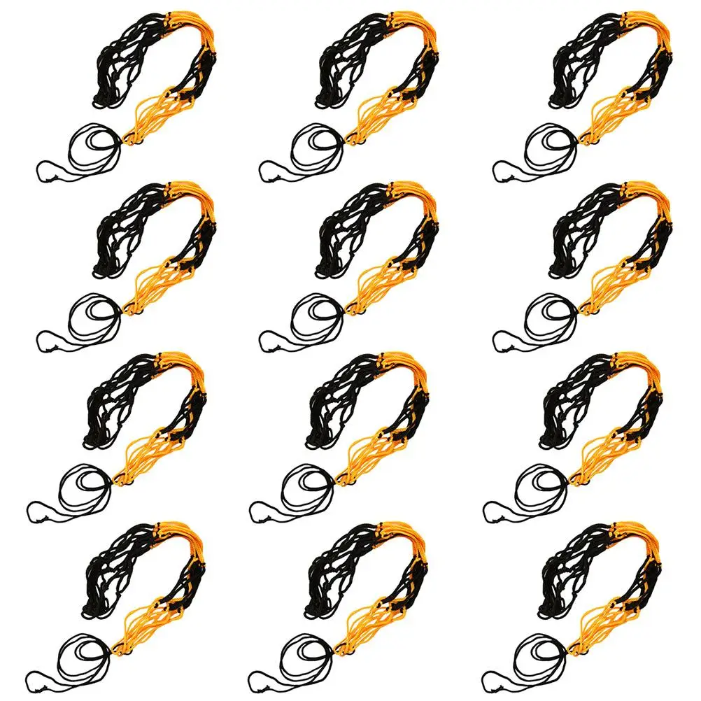 12 Pcs Basketball Net Bag Wear-resistant Thickened Nylon Mesh Portable Soccer Training Multi-function Ball Supply Team Sports
12 Pcs Basketball Net Bag Wear-resistant Thickened Nylon Mesh Portable Soccer Training Multi-function Ball Supply Team Sports