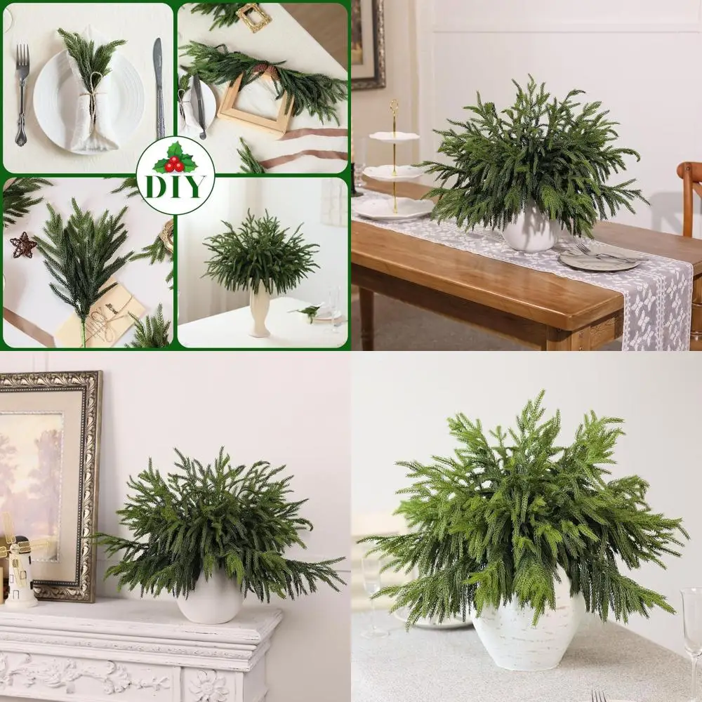 Artificial Norfolk Pine Branches, 80 Pieces, Christmas Greenery for DIY Crafts, Garlands, Wreaths, Indoor and Outdoor Decor, 18
Artificial Norfolk Pine Branches, 80 Pieces, Christmas Greenery for DIY Crafts, Garlands, Wreaths, Indoor and Outdoor Decor, 18