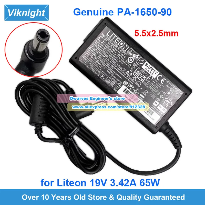 Оригинальный адаптер переменного тока Liteon PA-0650-90 19 В 3,42 А 65 Вт для Clevo Hasee Lenovo Asus Acer, зарядное устройство для монитора ноутбука 5,5x2,5 мм
Оригинальный адаптер переменного тока Liteon PA-0650-90 19 В 3,42 А 65 Вт для Clevo Hasee Lenovo Asus Acer, зарядное устройство для монитора ноутбука 5,5x2,5 мм
