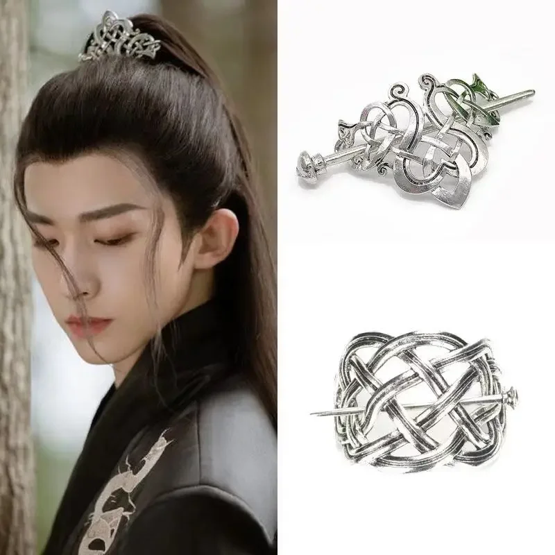 Alloy Hanfu Hair Crown Accessory Ancient Chinese Hanfu Prince Crown Hair Bun Ornament Warrior Swordsman Headwear
Alloy Hanfu Hair Crown Accessory Ancient Chinese Hanfu Prince Crown Hair Bun Ornament Warrior Swordsman Headwear