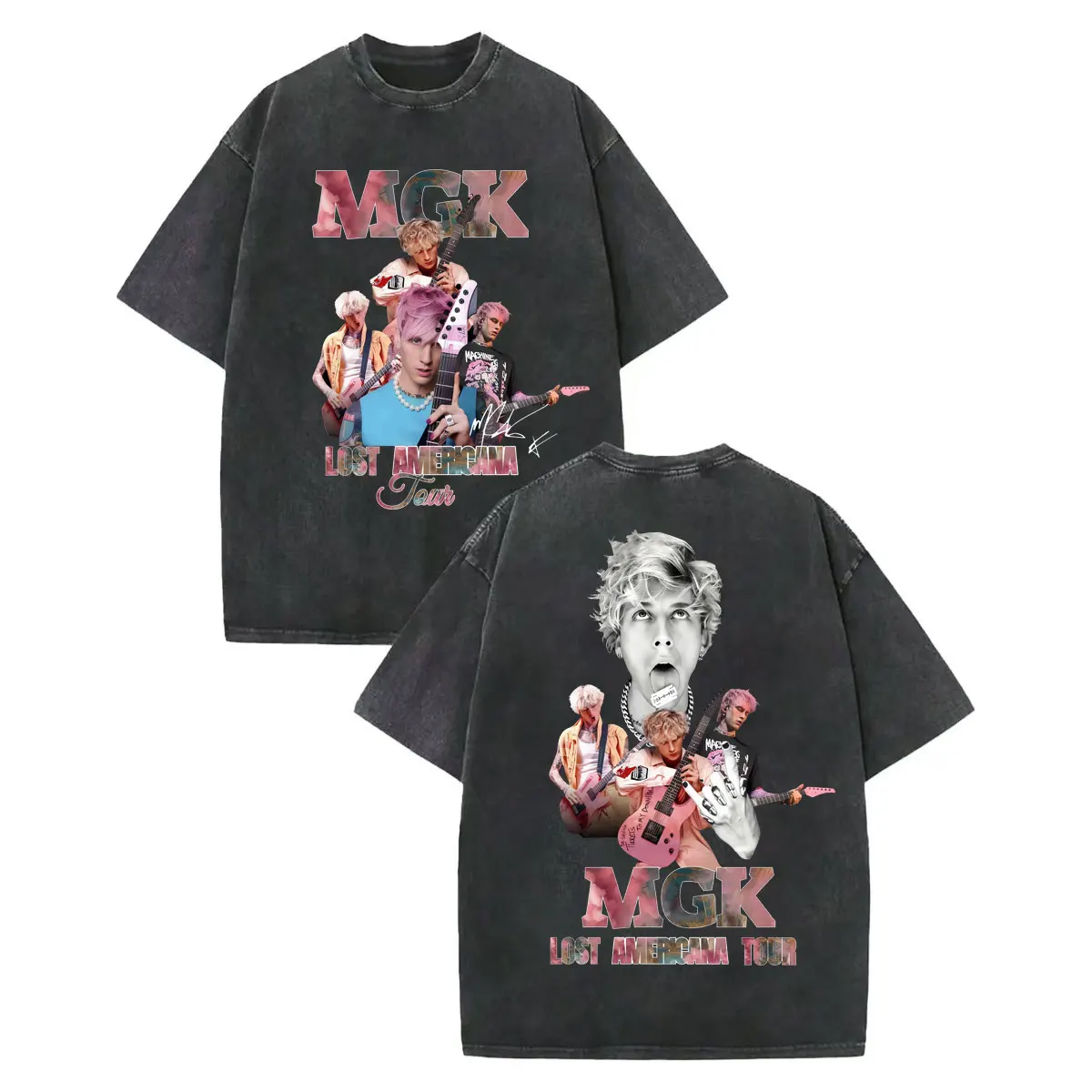 Vintage Washed MGK Lost Americana Tour 2026 Graphic T Shirts High Quality Fashion T-shirt Men Women Casual Loose Cotton T-shirts
Vintage Washed MGK Lost Americana Tour 2026 Graphic T Shirts High Quality Fashion T-shirt Men Women Casual Loose Cotton T-shirts