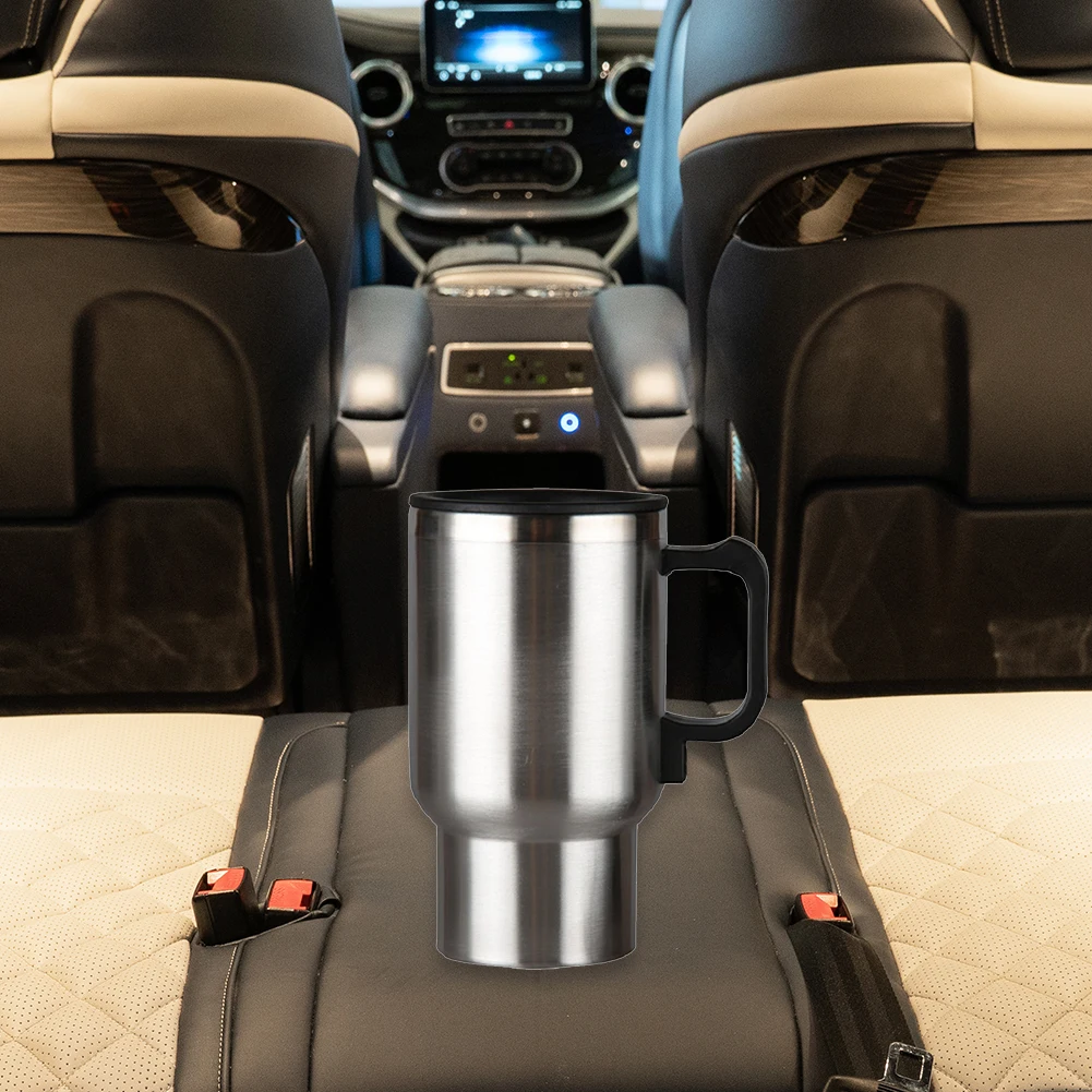 450ml Vehicle Heated Coffee Cup by Cigarette Lighter Plug Stainless Steel Hot Water Bottle 12V for Heating Water Coffee Milk Tea
450ml Vehicle Heated Coffee Cup by Cigarette Lighter Plug Stainless Steel Hot Water Bottle 12V for Heating Water Coffee Milk Tea