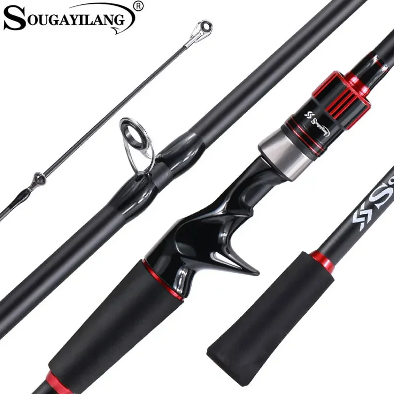 Sougayilang Fishing Rod 1.8~2.1m Carbon Fiber Spinning Casting Lure Rod Max Drag 10kg for Bass Pike Trout Fishing De Pescar
Sougayilang Fishing Rod 1.8~2.1m Carbon Fiber Spinning Casting Lure Rod Max Drag 10kg for Bass Pike Trout Fishing De Pescar