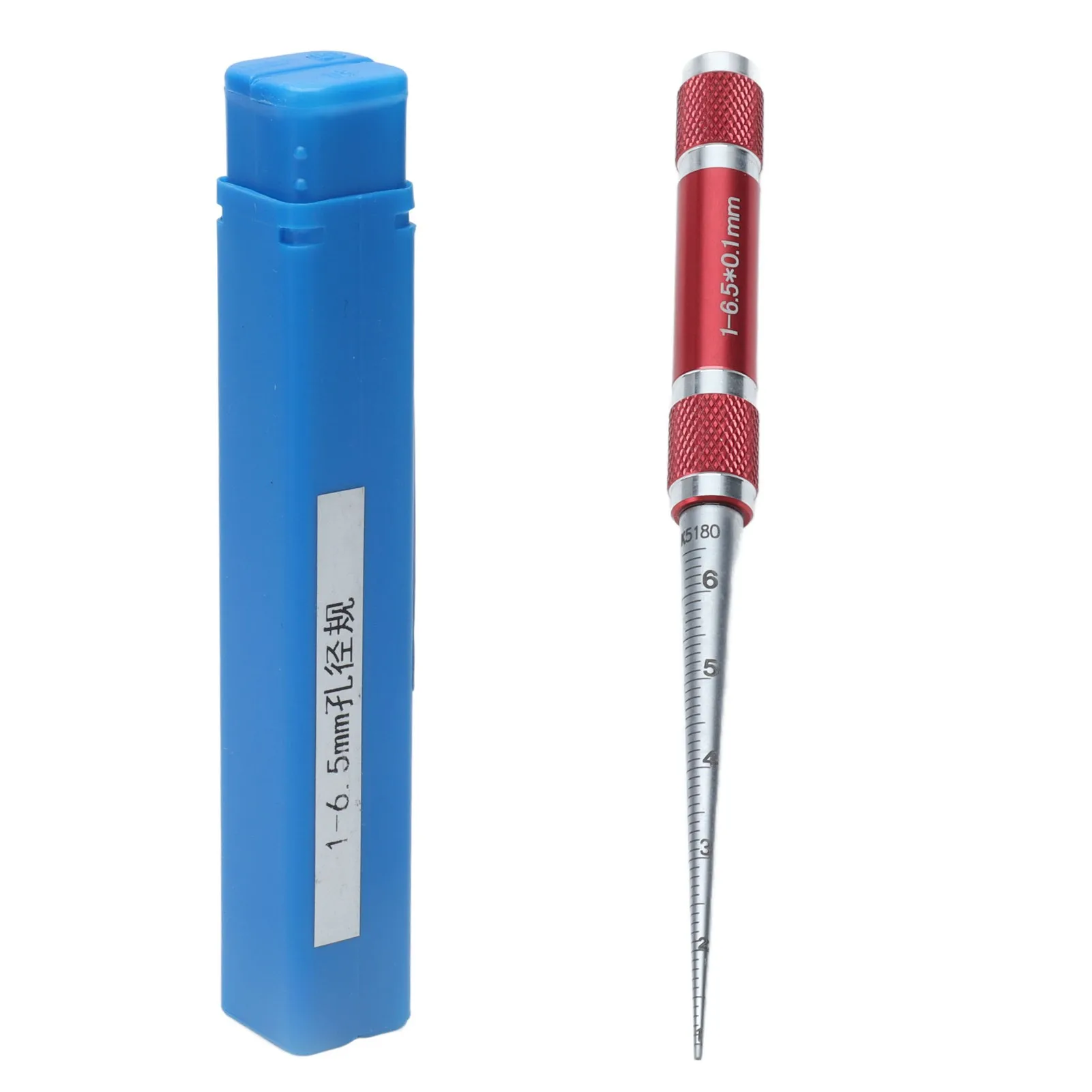 Stainless Steel Aperture Gauge Tapered Hole Ruler Stainless Steel Inner Hole Diameter Measuring Tool 1‑6.5mm Hole Tapered Ruler
Stainless Steel Aperture Gauge Tapered Hole Ruler Stainless Steel Inner Hole Diameter Measuring Tool 1‑6.5mm Hole Tapered Ruler