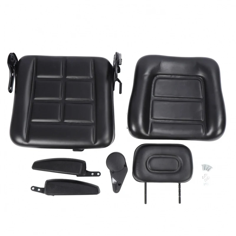 Forklift Black Wear Resnt Lawn Seat Ergonomic with Adjustment and Slide Rail for Excavator Loader Tractor Mower
Forklift Black Wear Resnt Lawn Seat Ergonomic with Adjustment and Slide Rail for Excavator Loader Tractor Mower