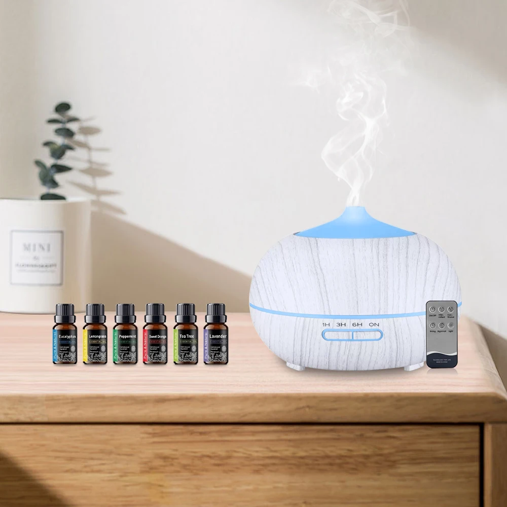 New For Home Essential Oil Aroma Oil Diffuser (550ml) Remote 7 Color LED 6 Oils Ultimate Aromatherapy Humidifier Set
New For Home Essential Oil Aroma Oil Diffuser (550ml) Remote 7 Color LED 6 Oils Ultimate Aromatherapy Humidifier Set