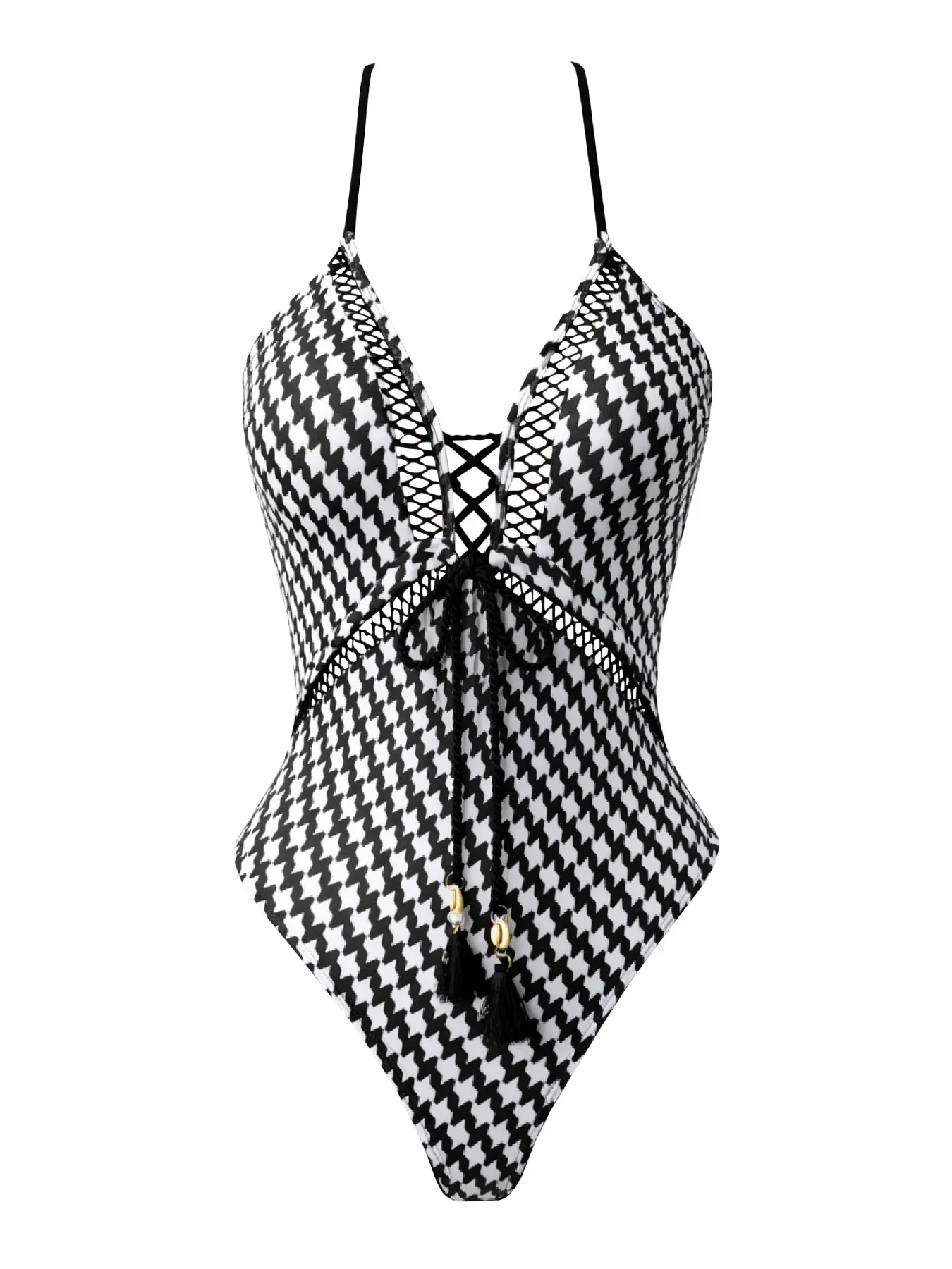 Sexy Lace Up One Piece Swimsuit Women Swimwear 2026 Halter Bikini Female Biquini High Cut Swim Suits Bodysuit Beachwear Outfits
Sexy Lace Up One Piece Swimsuit Women Swimwear 2026 Halter Bikini Female Biquini High Cut Swim Suits Bodysuit Beachwear Outfits