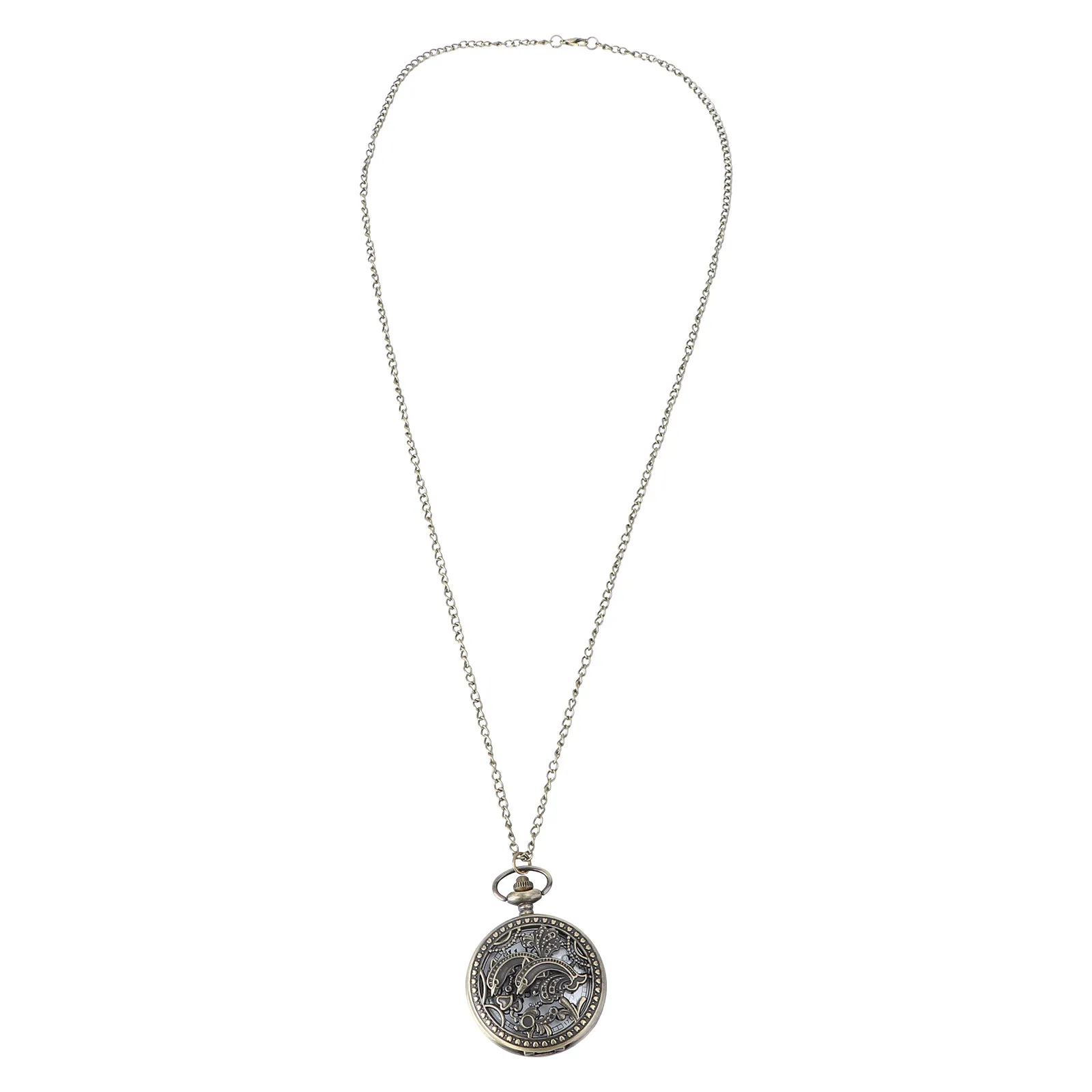 Necklace Pocket Watch Retro Hollow Design Alloy Quartz Watch with Arabic Numerals Hanging Timepiece for Fashion Accessory Decor
Necklace Pocket Watch Retro Hollow Design Alloy Quartz Watch with Arabic Numerals Hanging Timepiece for Fashion Accessory Decor