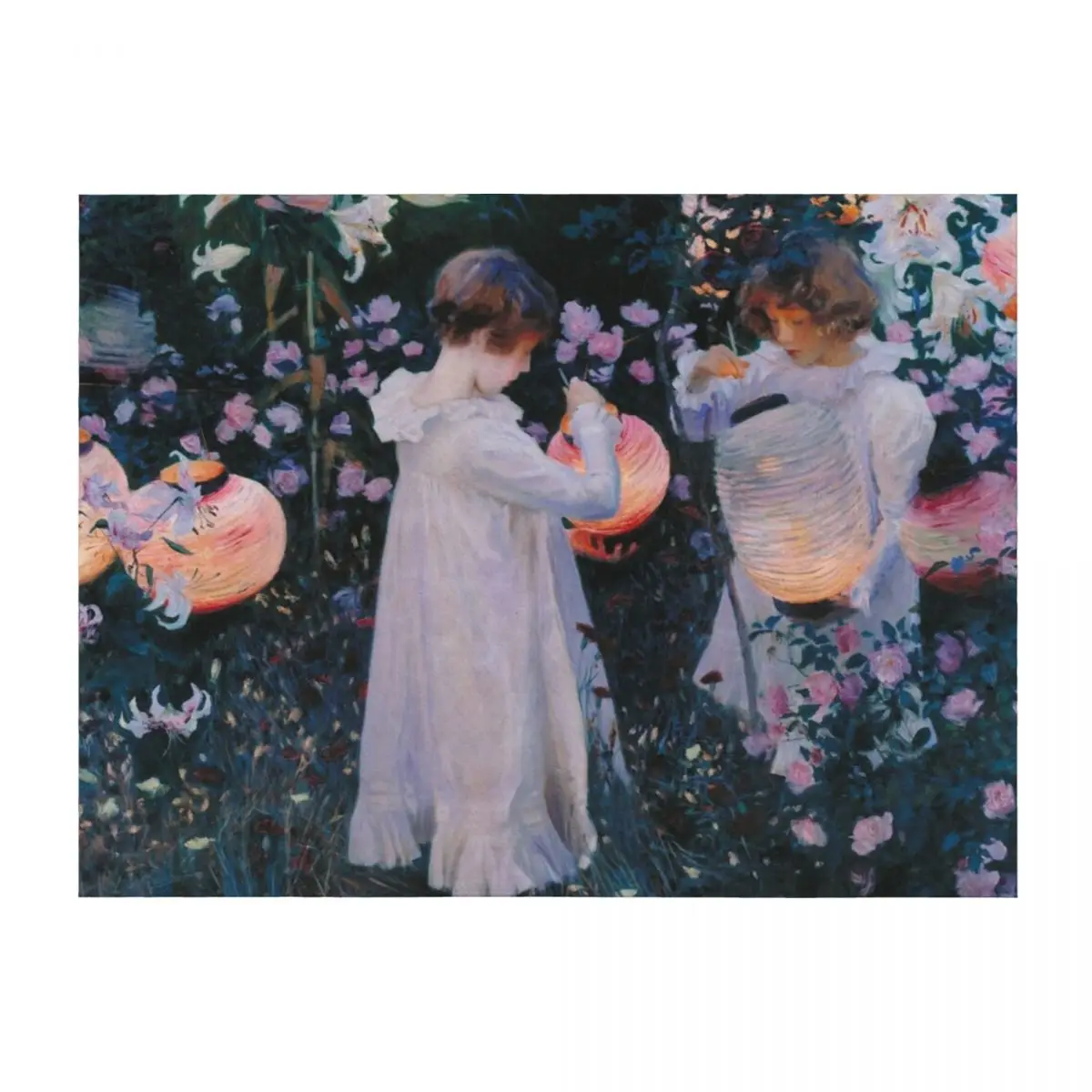Carnation, Lily, Lily, Rose by John Singer Sargent Throw Blanket Luxury Thicken Hair Furrys Nap Blankets
Carnation, Lily, Lily, Rose by John Singer Sargent Throw Blanket Luxury Thicken Hair Furrys Nap Blankets