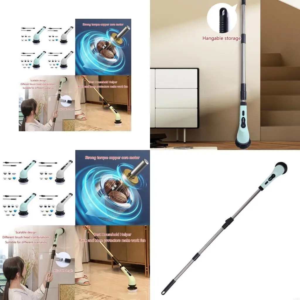 Electric Spin Scrubber Electric Cleaning Brush With Handle Power Scrubbers
Electric Spin Scrubber Electric Cleaning Brush With Handle Power Scrubbers