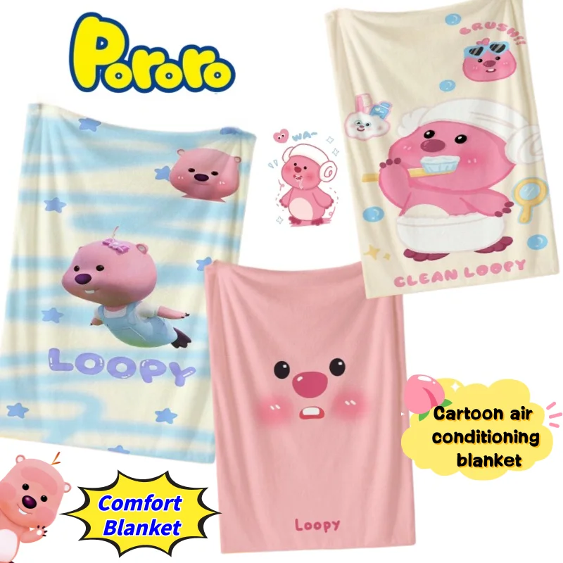New Pororo loopy Blanket High Color Creative Cartoon Printed Flannel Blanket Sofa Soft Comfortable Air-conditioning Blanket
New Pororo loopy Blanket High Color Creative Cartoon Printed Flannel Blanket Sofa Soft Comfortable Air-conditioning Blanket
