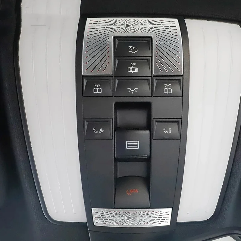Stainless Steel Car Roof Reading Lamp Audio Speaker Decoration Net Cover Trim For Mer
Stainless Steel Car Roof Reading Lamp Audio Speaker Decoration Net Cover Trim For Mer
