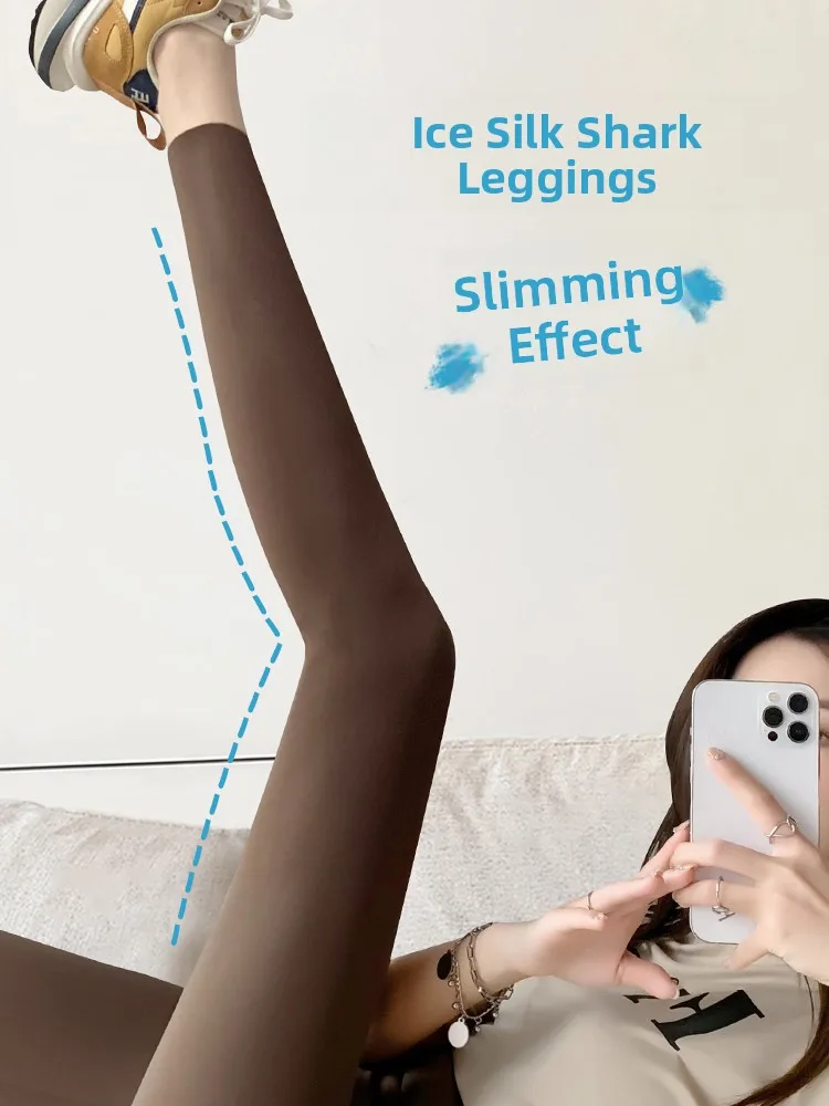 Thin Ice Silk Yoga Pants Women's Summer Seven-Eight Length ark Skin Pants Belly Control Elastic Band Base Layer Trousers
Thin Ice Silk Yoga Pants Women's Summer Seven-Eight Length ark Skin Pants Belly Control Elastic Band Base Layer Trousers