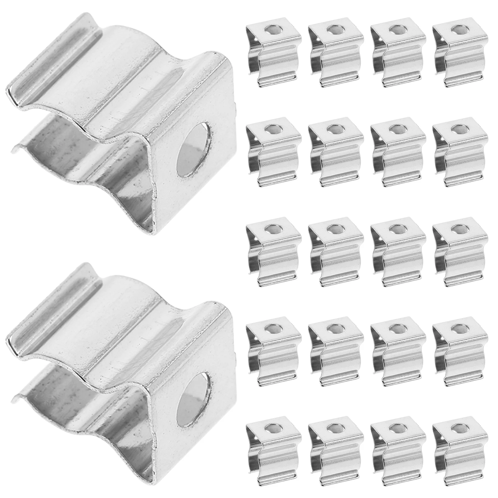 20pcs Round Tube Fixing Spring Stainless Steel Clamps Wear Resistant Easy Installation Pipe Holders Tube Clips
20pcs Round Tube Fixing Spring Stainless Steel Clamps Wear Resistant Easy Installation Pipe Holders Tube Clips
