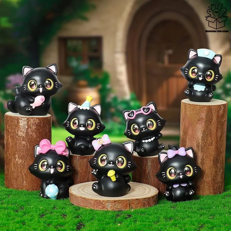 Милый мультяшный черный котенок, слепая коробка, фигурка кошки, исцеление, креативное украшение для рабочего стола для спальни, милый подарок-сюрприз для девочек
Милый мультяшный черный котенок, слепая коробка, фигурка кошки, исцеление, креативное украшение для рабочего стола для спальни, милый подарок-сюрприз для девочек